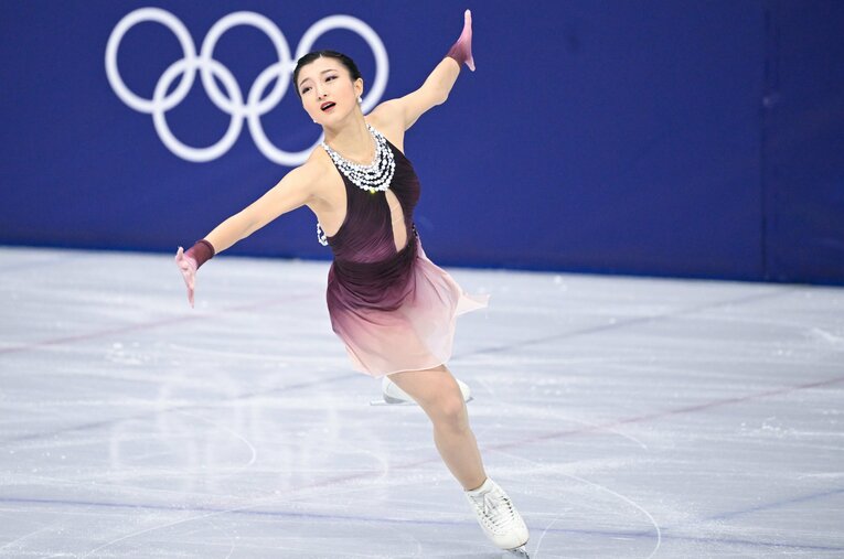 自身3度目にして最後のオリンピックに挑む坂本花織 ／ photograph by Asami Enomoto