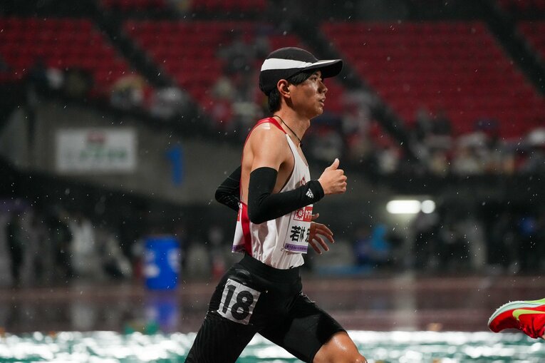 日本選手権には目新しい日本生命のユニフォームで登場した　©Satoshi Wada