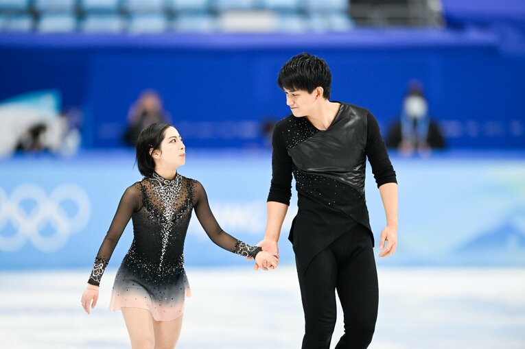 北京五輪の「りくりゅう」ペア　©️Asami Enomoto/JMPA