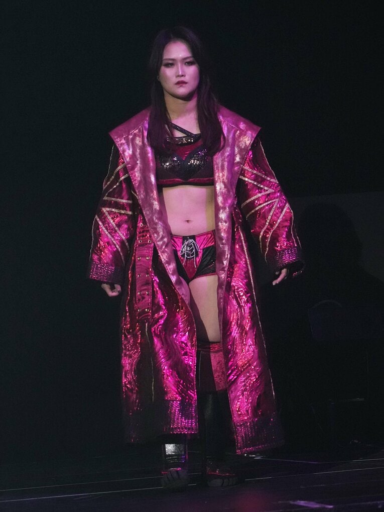 東京女子プロレスの山下実優　©Essei Hara