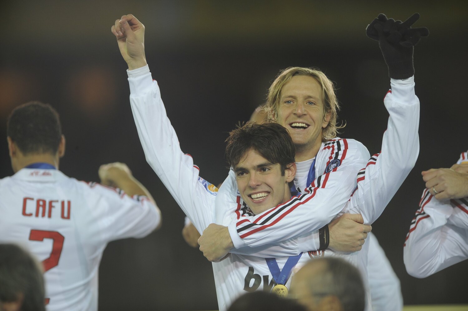 2007年クラブW杯でのカカ　©Takuya Sugiyama