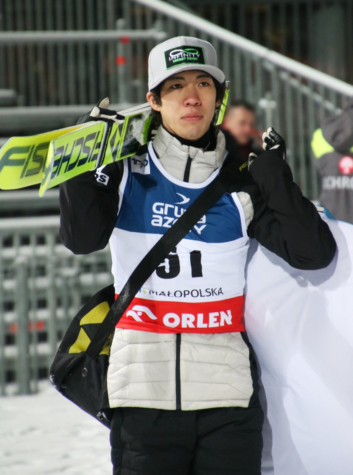 22歳の日本の次世代エース、二階堂蓮の父・学さんは葛西ともともに戦った　©JIJI PRESS