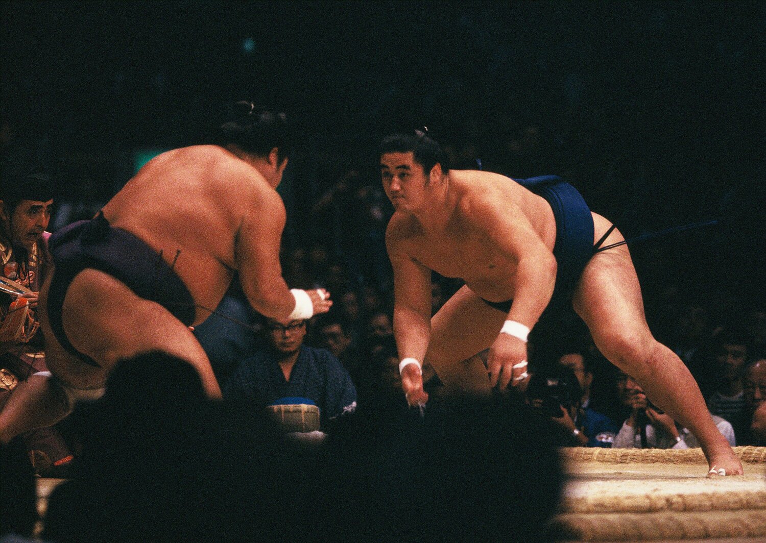 1984年の九州場所、平幕時代の北尾（当時21歳）©BUNGEISHUNJU
