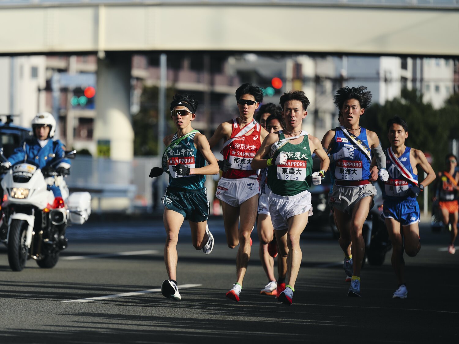初の箱根路ながらエース区間の2区で区間賞を獲得した黒田 ©Yuki Suenaga