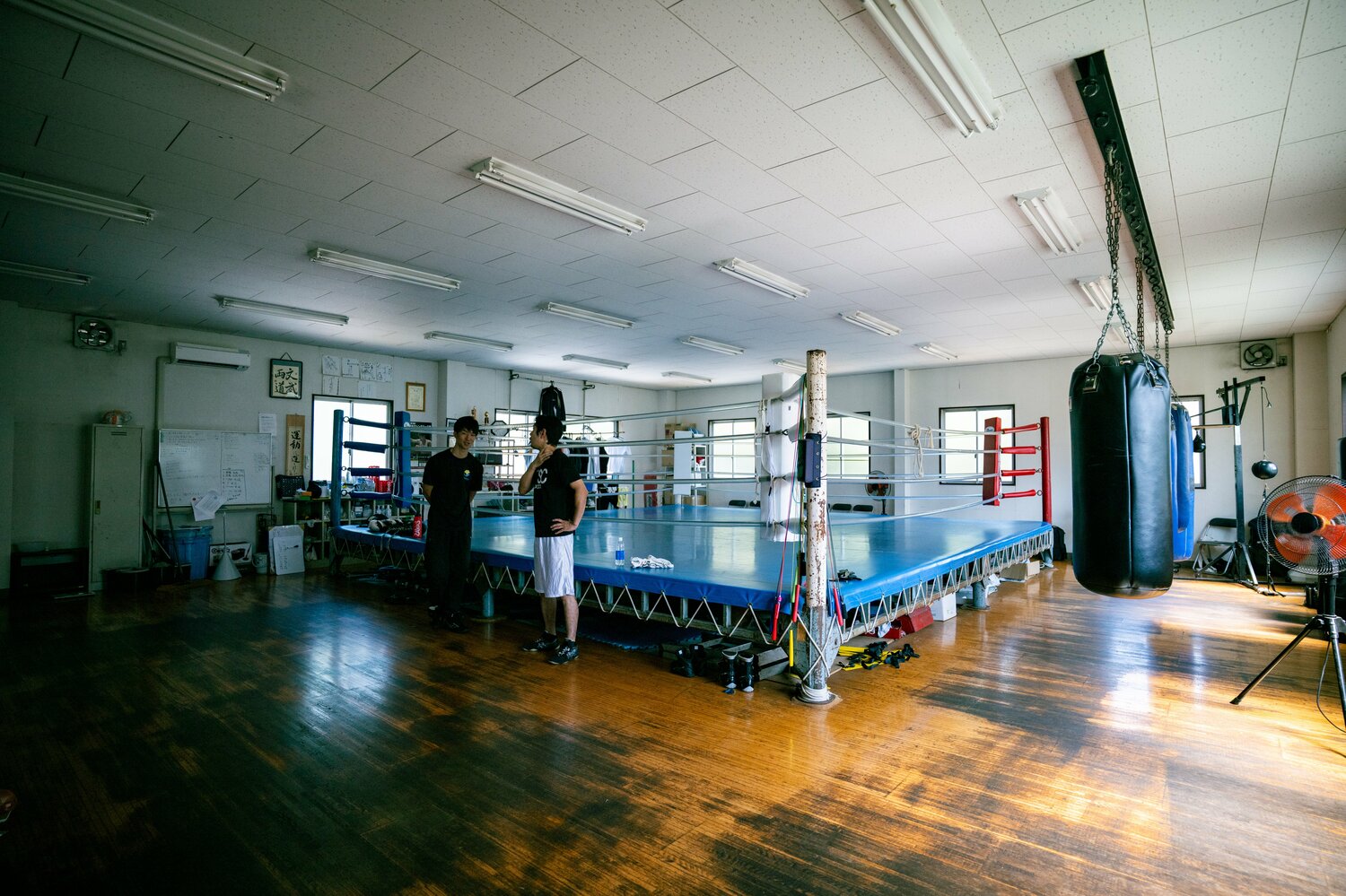 東大ボクシング部の道場。1999年に完成した　©︎Nanae Suzuki