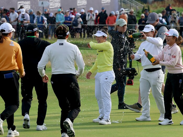 渋野日向子が最年長「みんなレベル高い」米女子ゴルフ勢力図に異変…なぜ日本人が勝てる？「そりゃ挑戦するよなあ」上田桃子も納得“若手女子プロの新常識”＜Number Web＞ photograph by David Cannon/Getty Images