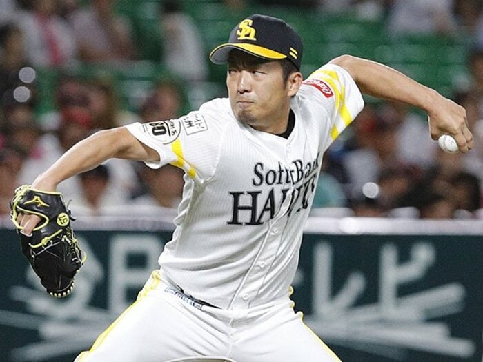 172cmで2mの記録を超えてやる！福岡の変則左腕・嘉弥真新也の意地。＜Number Web＞ photograph by Kyodo News