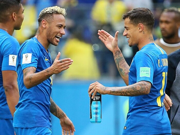 ネイマールより目立つコウチーニョ。ブラジルを甦らせた元「豪華な脇役」。＜Number Web＞ photograph by Getty Images