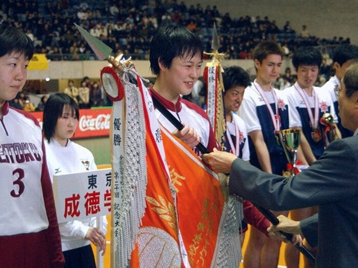 春高バレーの“メグカナ対決”を回想。「このまま一生試合をしていたい」＜Number Web＞ photograph by Kyodo News