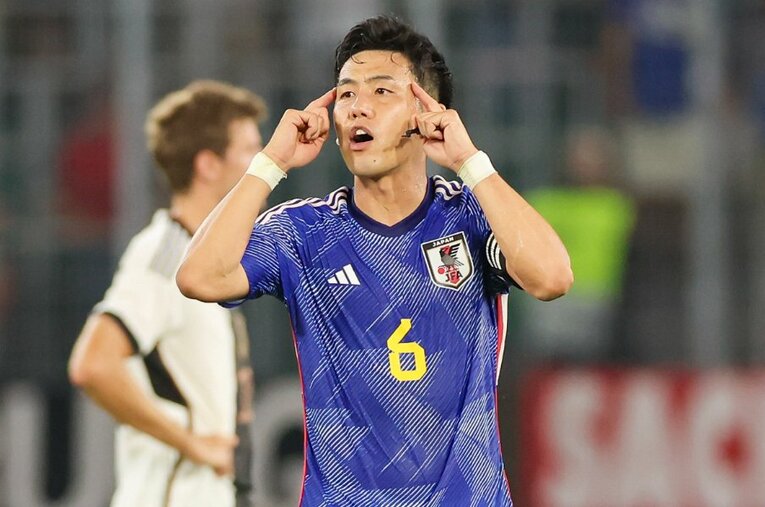 ドイツ戦後、遠藤航が語った日本の「距離感の良さ」の要因、日本代表の未来図。その言葉を紐解く――。 ／ photograph by Getty Images