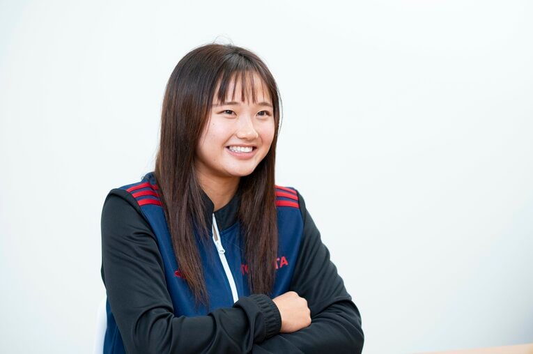 ビーチバレー界のニューヒロイン・秋重若菜の撮り下ろしフォト【スワイプするとそのほかの写真もご覧になれます】　©Tadashi Hosoda