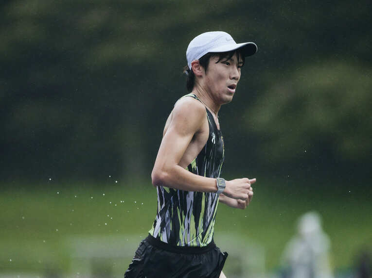 慶應大競走部の練習風景　©Yuki Suenaga