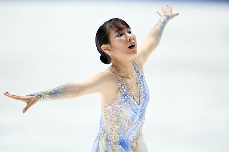 三原舞依のNHK杯フリーの演技　©Asami Enomoto