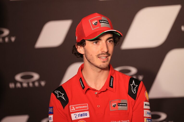 今季4勝、総合2位のドゥカティのエース、バニャイア　photograph by Satoshi Endo