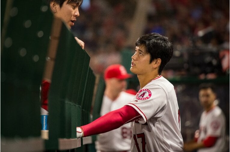 エンゼルス1年目の2018年　©Nanae Suzuki