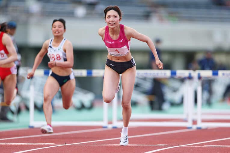 昨年の東日本実業団で快勝し、その後の全日本実業団で12秒台に突入した　©AFLO