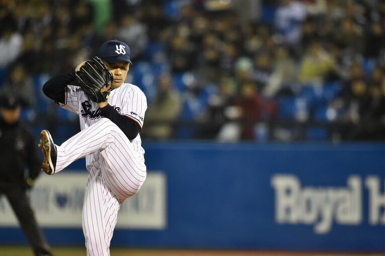 当時も今も変わらぬライアン投法は体への負担も大きい　©Nanae Suzuki