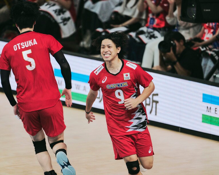 大宅真樹（VNLポーランド戦）　©︎Yuki Suenaga