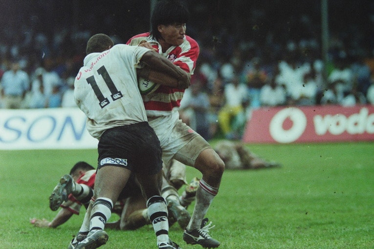 2001年、日本vsフィジー　©︎Nobuhiko Otomo