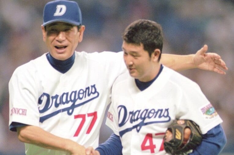 中日監督・星野仙一のもとで1億円プレーヤーになった野口茂樹 ／ photograph by Sankei Shimbun