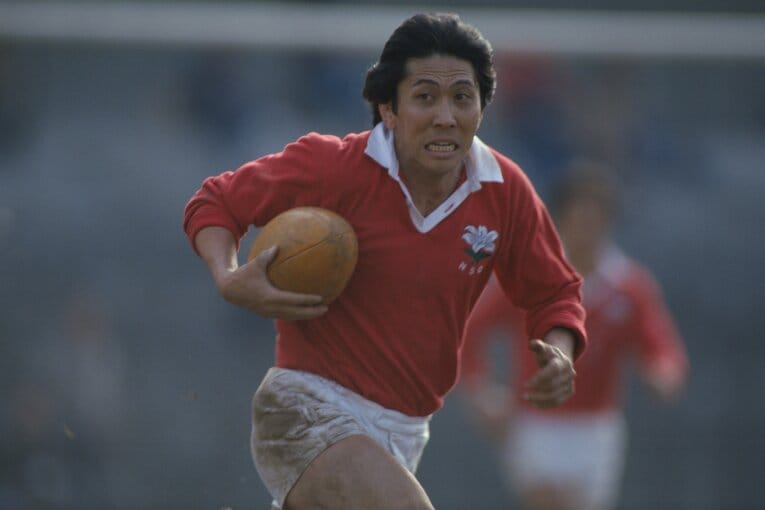 新日鉄釜石時代の松尾雄治　©︎BUNGEI SHNJU