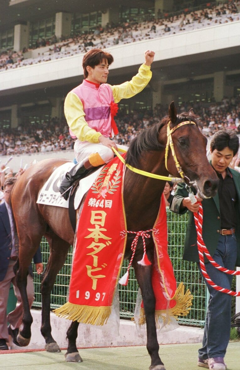 1997年サニーブライアン。父・ブライアンズタイム、母・サニースイフト。通算成績10戦4勝　©︎Sankei Shimbun