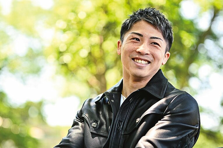 Numberのインタビューでネリ戦の舞台裏を明かした井上尚弥 ／ photograph by Hiroaki Yamaguchi