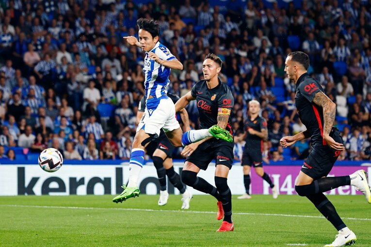 「クボは戦える＋鬼気迫るプレー」決定機逸もソシエダサポ“交代後の拍手”が示す高評価…久保建英vs古巣マジョルカを撮った(14)