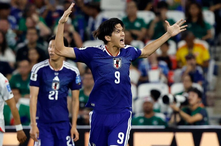 チュニジア戦でW杯デビューとなったチーム最年少21歳の後藤啓介。サポーターを煽るなど、ムードメーカーの素養も見せた ／ photograph by Atsushi Tokumaru
