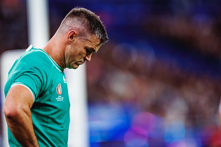 今大会での引退を発表していたアイルランドSOのジョニー・セクストン。それだけに懸ける想いも大きかったが…　 ／ photograph by Kiichi Matsumoto