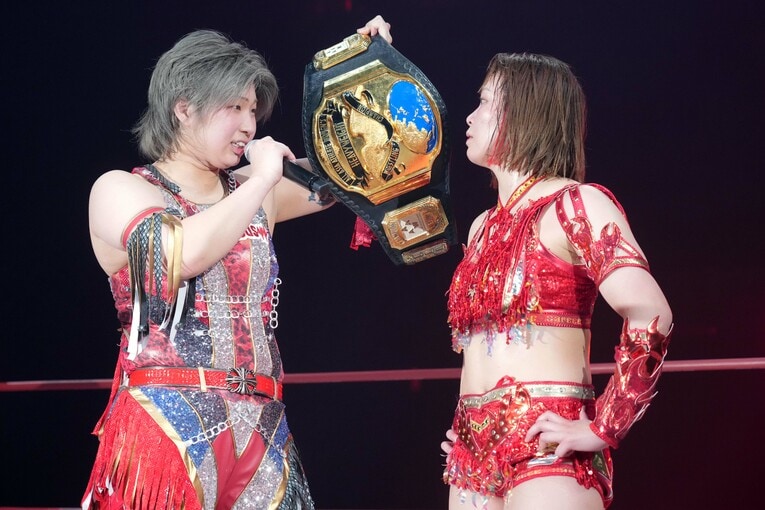 彩羽匠がSareeeに7年ぶりのシングル対決を要求。3月22日、横浜武道館　©Essei Hara