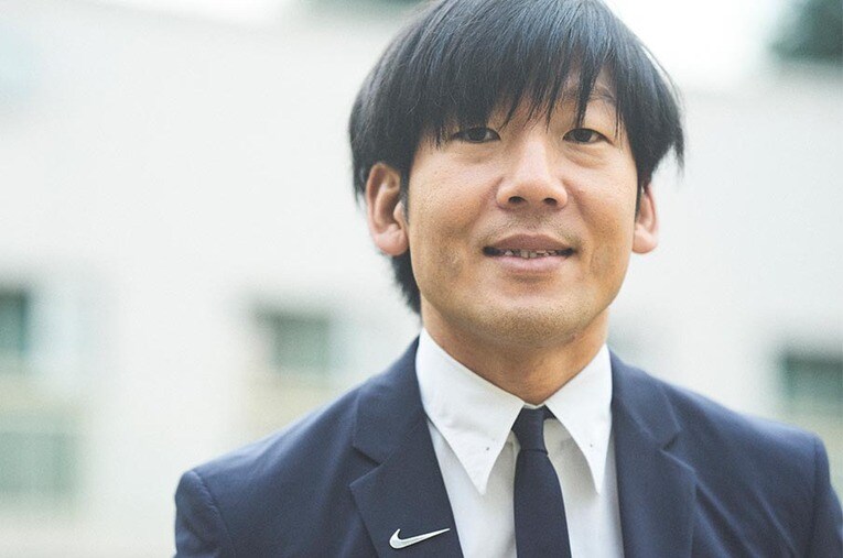 1月22日、都内で引退会見を開いた大黒。22年間で12チームを渡り歩いた ／ photograph by Yuki Suenaga