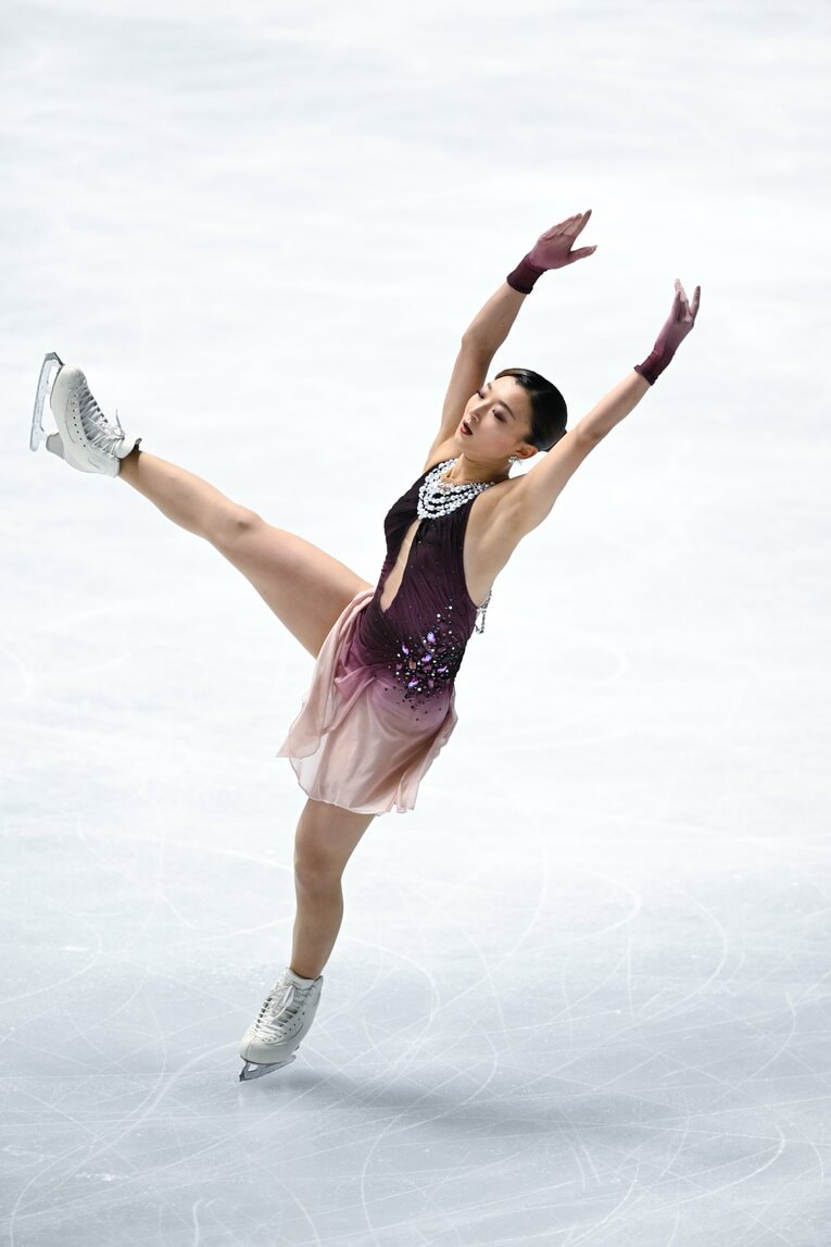 自身最後の全日本選手権で圧巻の演技を見せた坂本花織【スワイプするとそのほかの写真もご覧になれます】　©Asami Enomoto