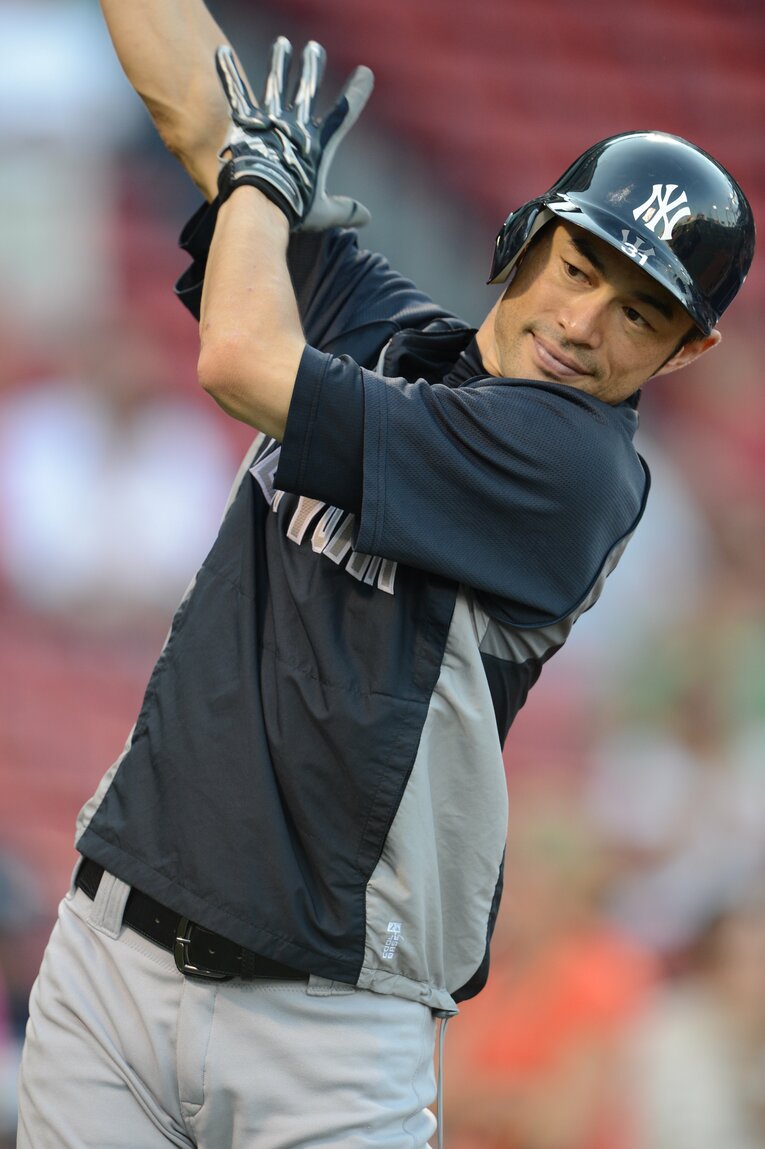 ヤンキース時代のイチロー　©BUNGEISHUNJU