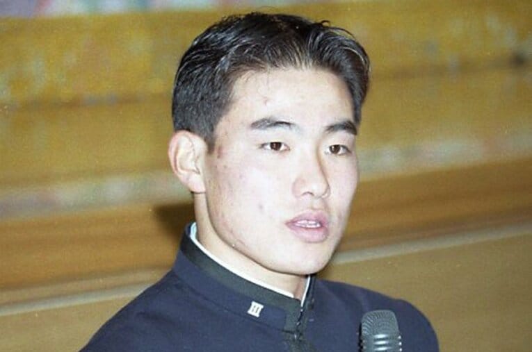 1995年のドラフト会議で7球団から1位指名を受けた福留孝介（PL学園）。交渉権を得た近鉄への入団を断り、日本生命に進んだ ／ photograph by JIJI PRESS