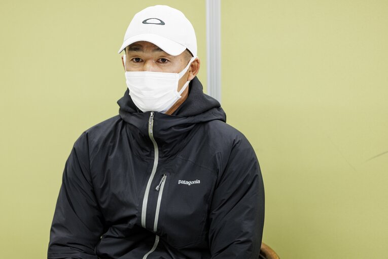 今季からツアーに同行する澤木弘之トレーナー　©Kiichi Matsumoto