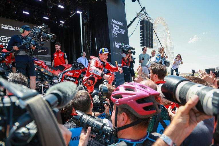 スプリントで勝利したマルク　©︎Satoshi Endo