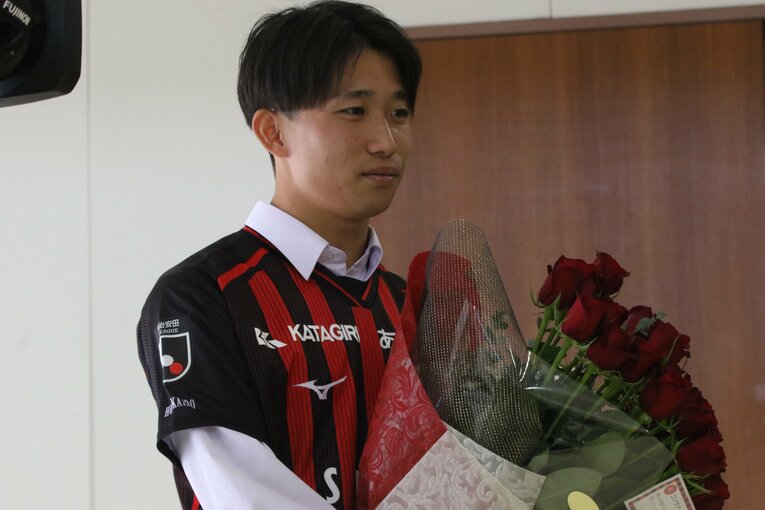 北海道コンサドーレ札幌へ加入する名古屋高校FW原康介（3年）©︎Takahito Ando