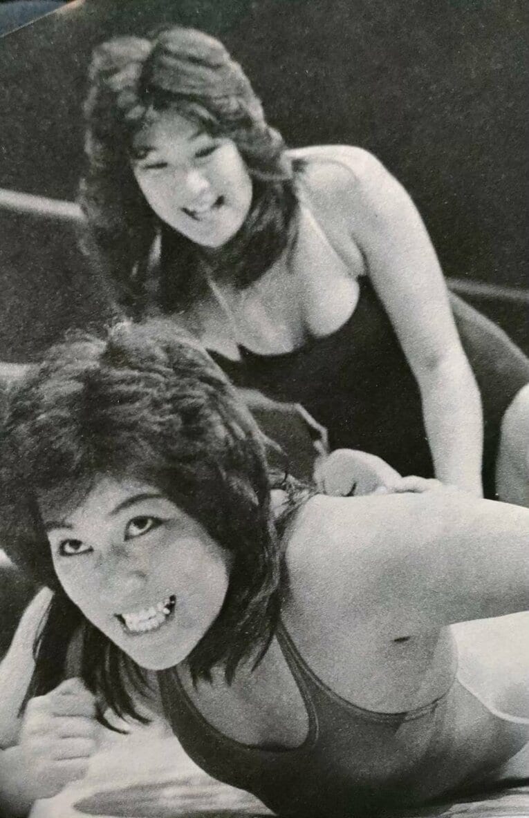 全女で活躍したジャンボ堀さんの現役時代　提供：ジャンボ堀