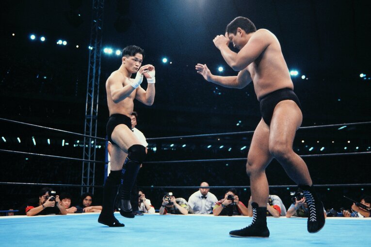 全面対抗戦第2試合の山本vs大谷　©AFLO