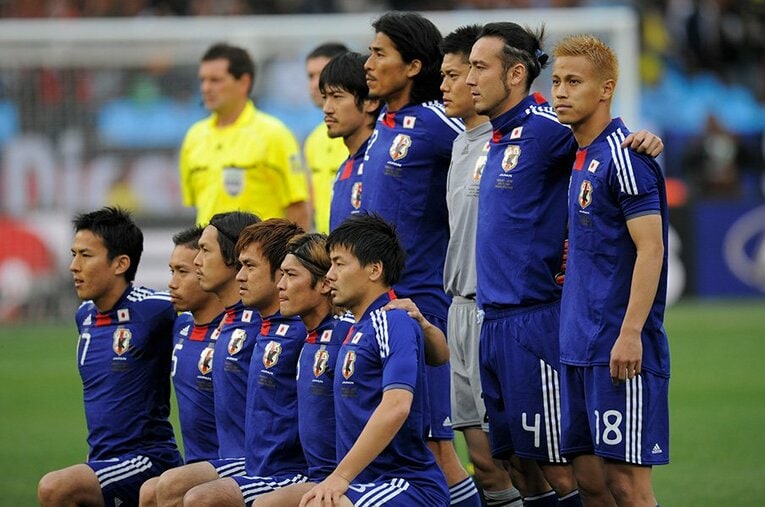 2010南アフリカW杯パラグアイ戦スタメン ／ photograph by Takuya Sugiyama/JMPA