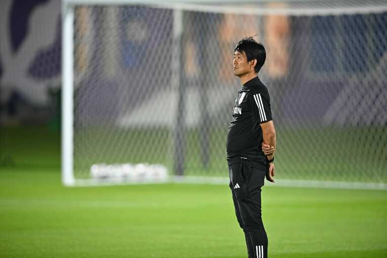 コスタリカ戦翌日の練習　©Takuya Kaneko／JMPA