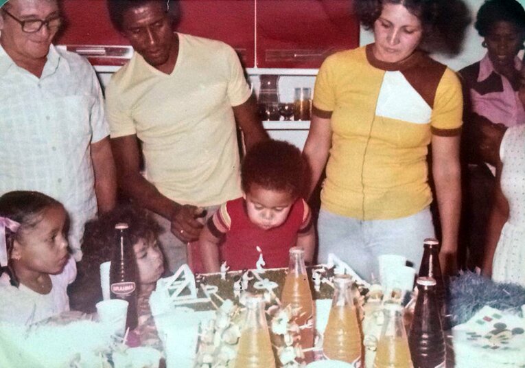 2歳の誕生日パーティー　※家族提供