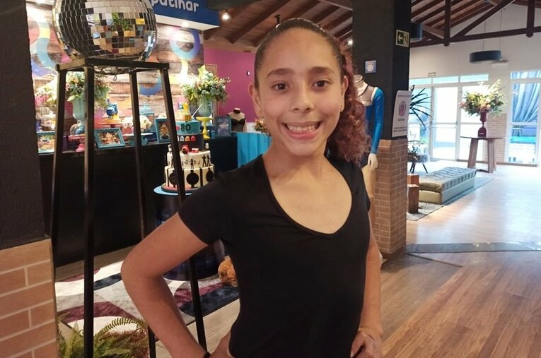 世界で初めてトランスジェンダー選手としてジュニアGPに出場したマリア・レイクダル。ブラジルで本人に話を聞いた ／ photograph by Hiroaki Sawada