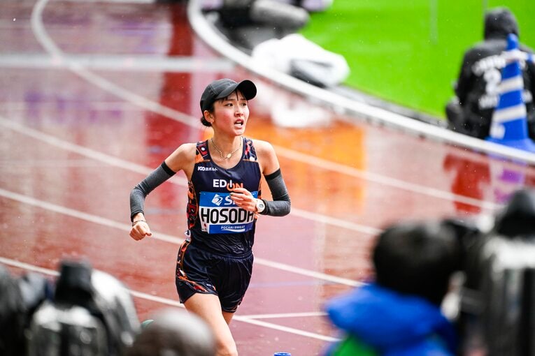 2023年のMGCでは飛び出した一山麻緒（資生堂）を追いかけ見せ場を作った　©Asami Enomoto