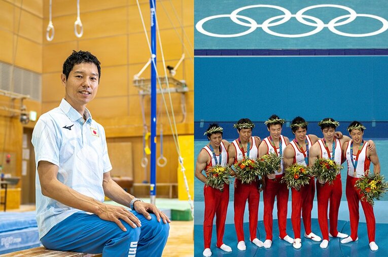 アテネ2004体操男子団体で金メダルを獲得し、現在は男子日本代表監督を務める水鳥寿思　©IOC-All Rights Reserved. ／ photograph by Takuya Sugiyama / AFLO