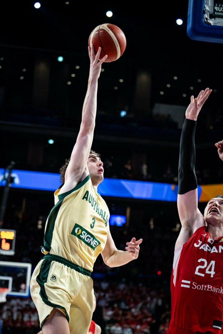 チーム最多となる26得点を記録したギディー。オクラホマシティ・サンダー所属　©FIBA