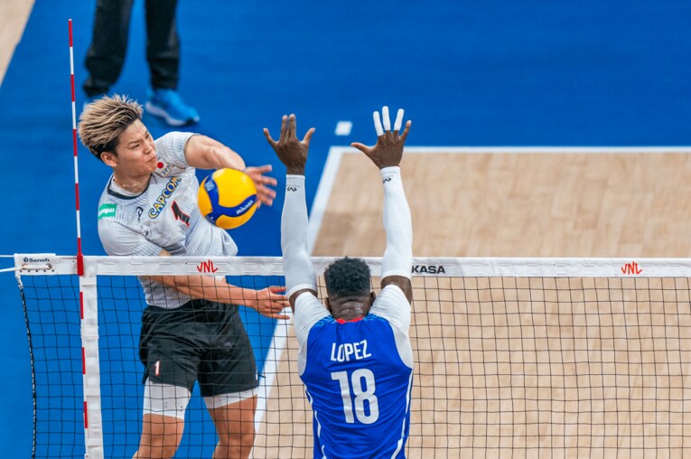 2023年ネーションズリーグ（フランス大会）©︎FIVB