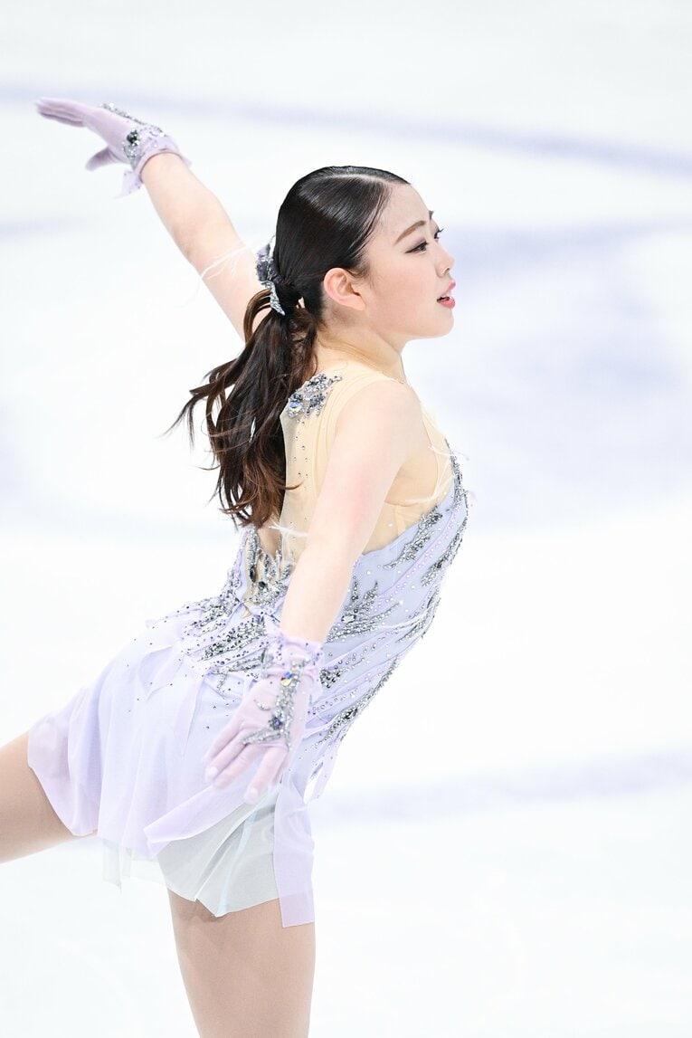 2021年3月、世界選手権フリー　©Asami Enomoto