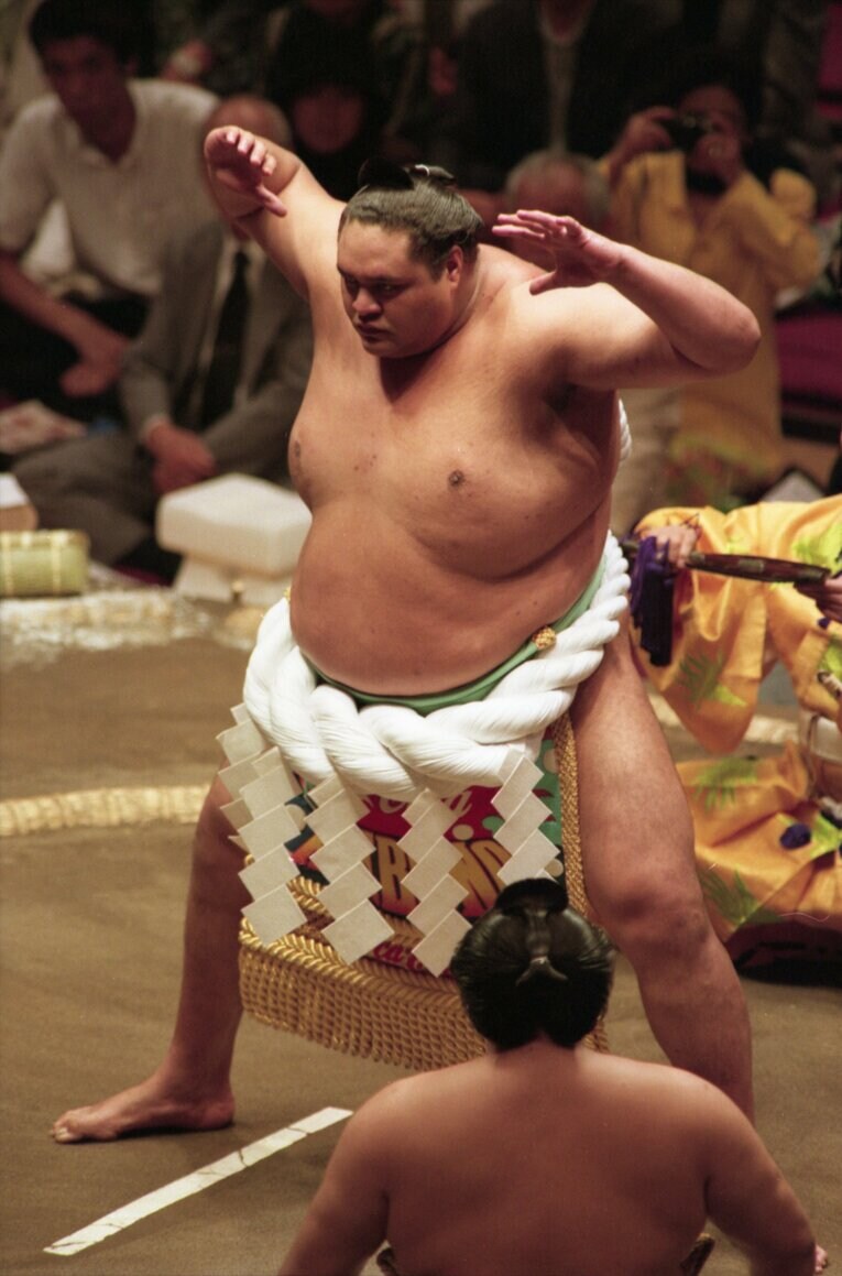 元横綱・曙（1998年秋場所）©︎Takao Yamada